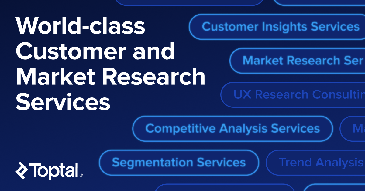 Customer Insights Consulting | Toptal®