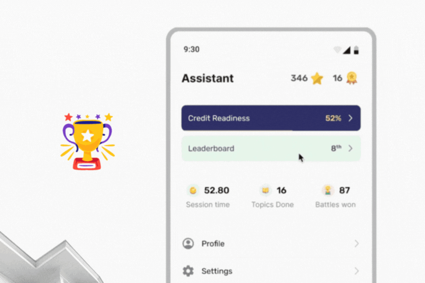 Learning App for High School Students project