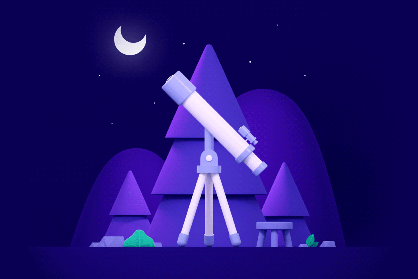 Looking Through the Telescope | Infographic project