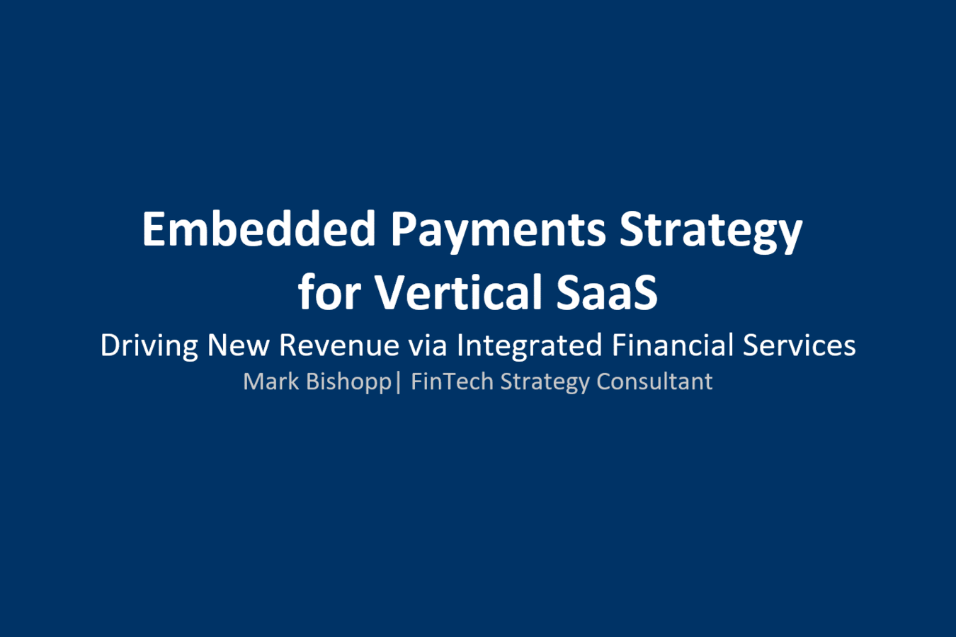 Embedded Payments Integration for Multibillion-dollar SaaS project