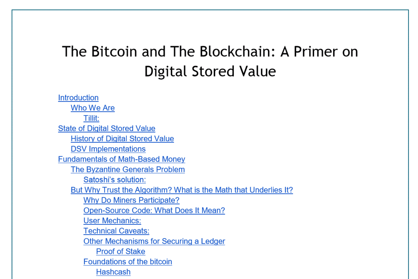 Whitepaper: Blockchain project