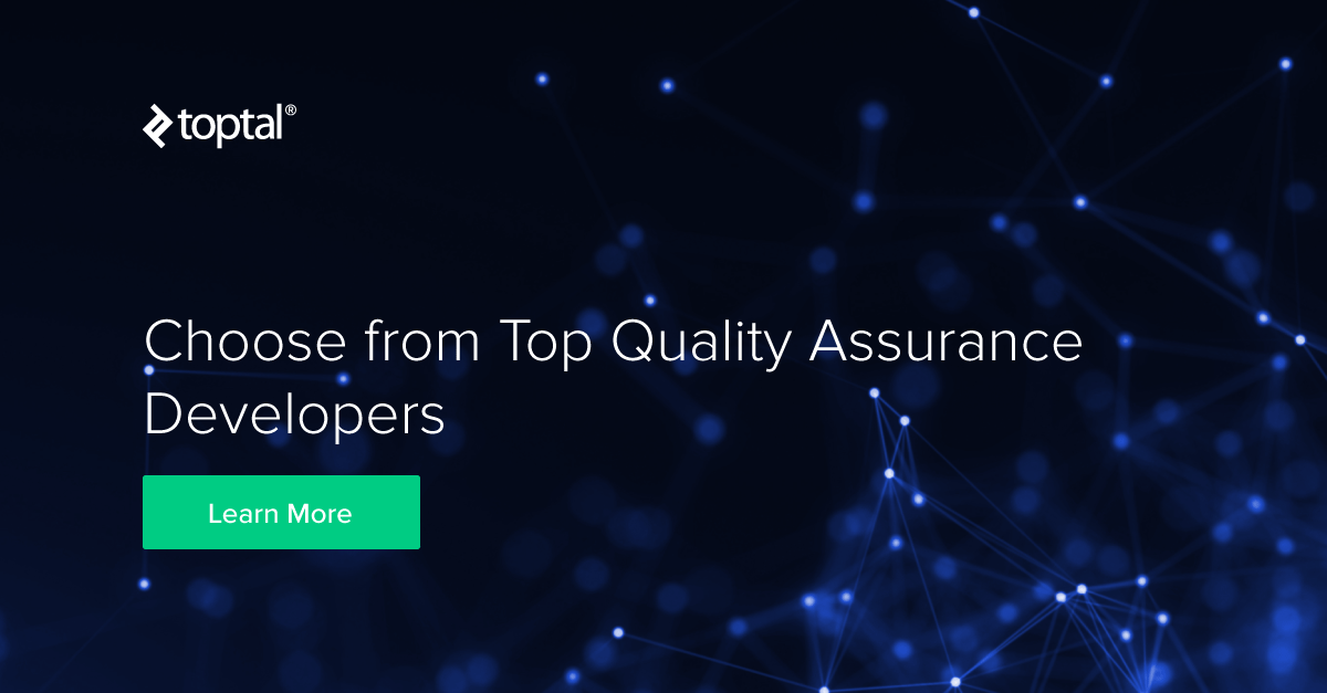 Freelance Quality Assurance jobs for worldclass Quality Assurance engineers Toptal®