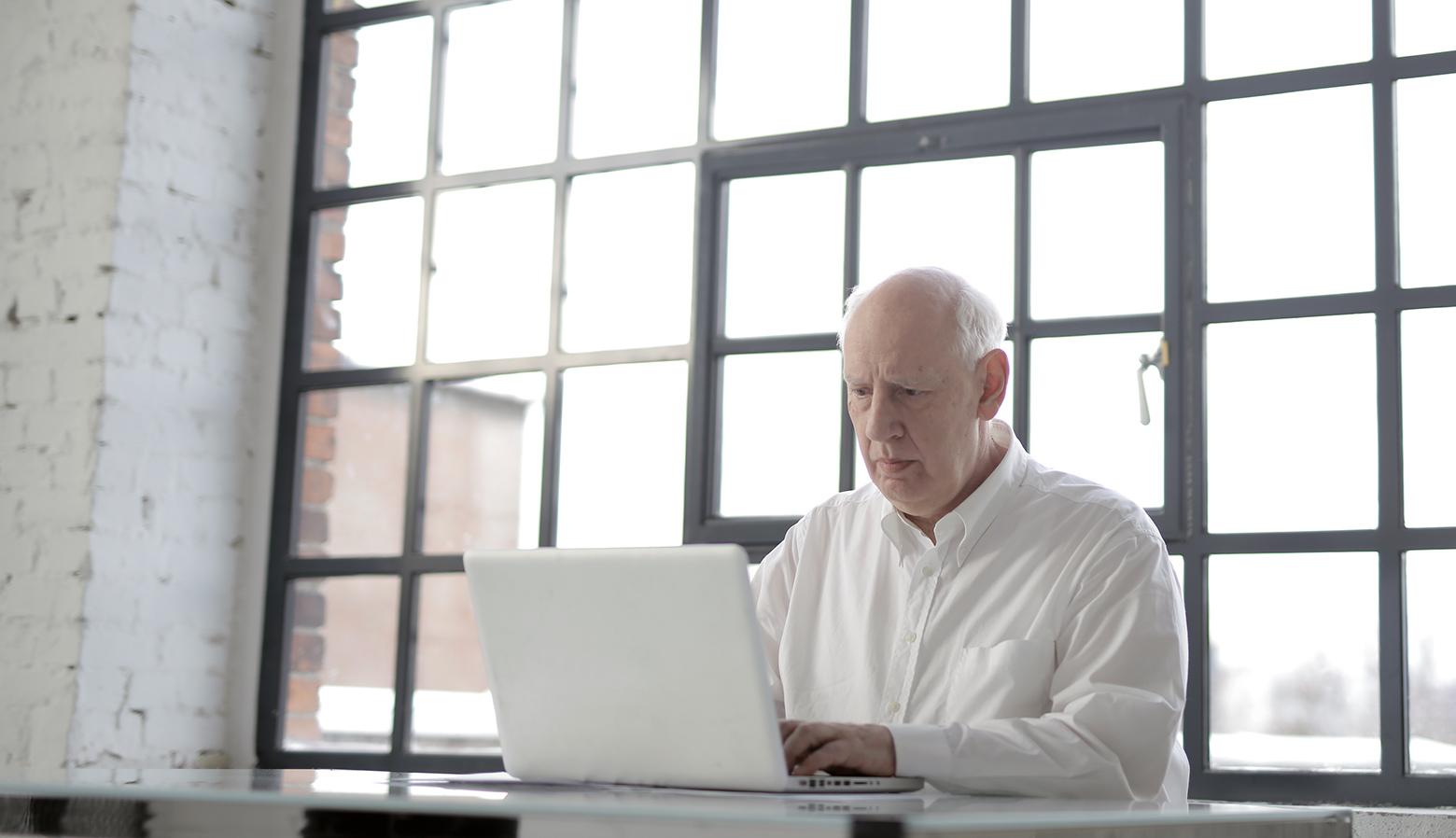 Designer working remotely