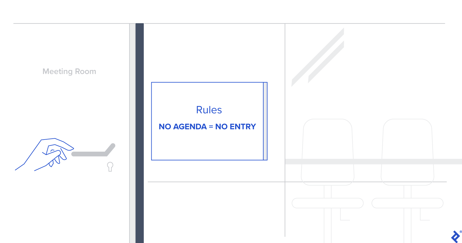 Every meeting must have a clear agenda distributed to attendees in advance