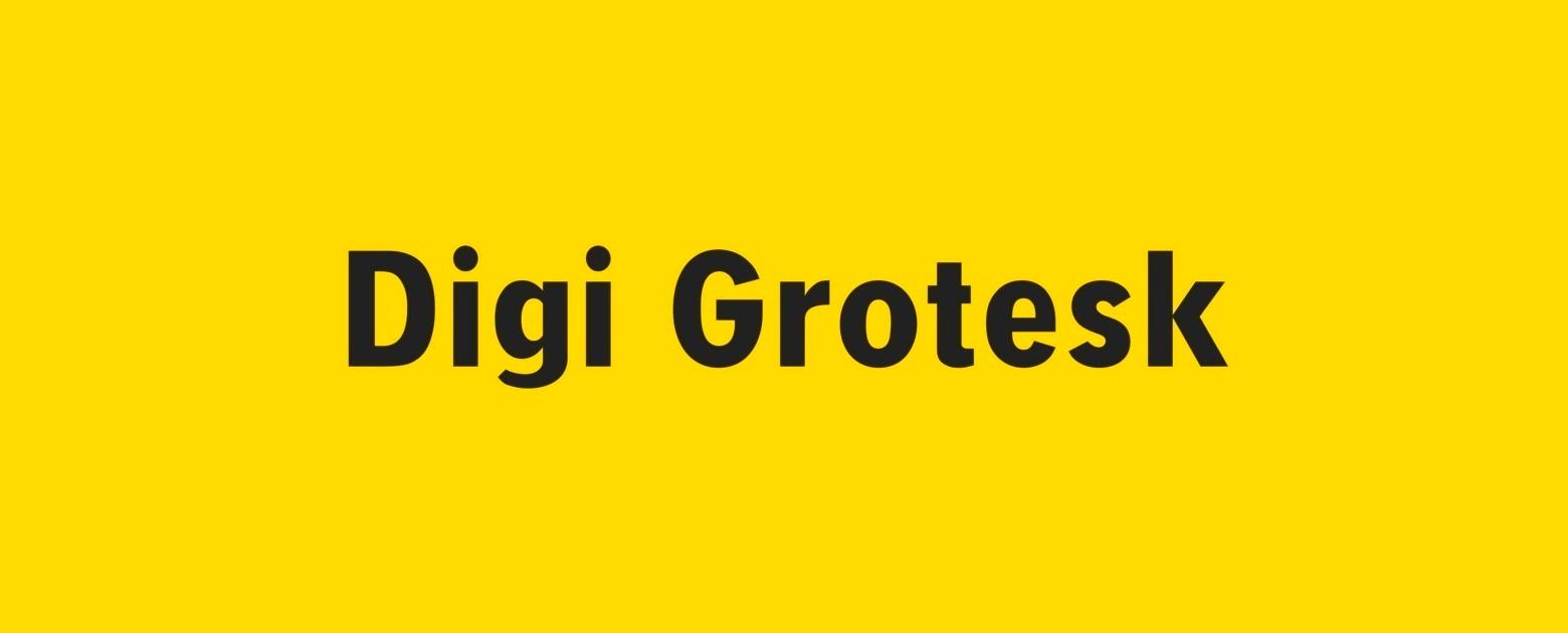 Typeface classification: Digi Grotesk was the first digital font