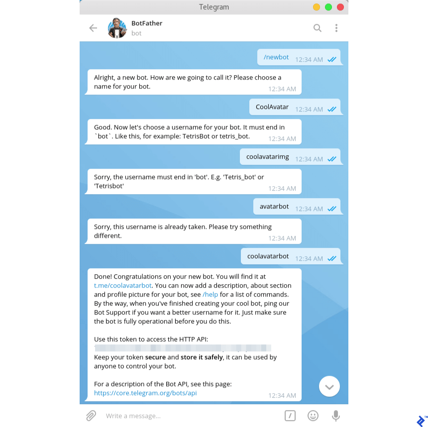 A step by step guide to building your first Telegram bot - 43