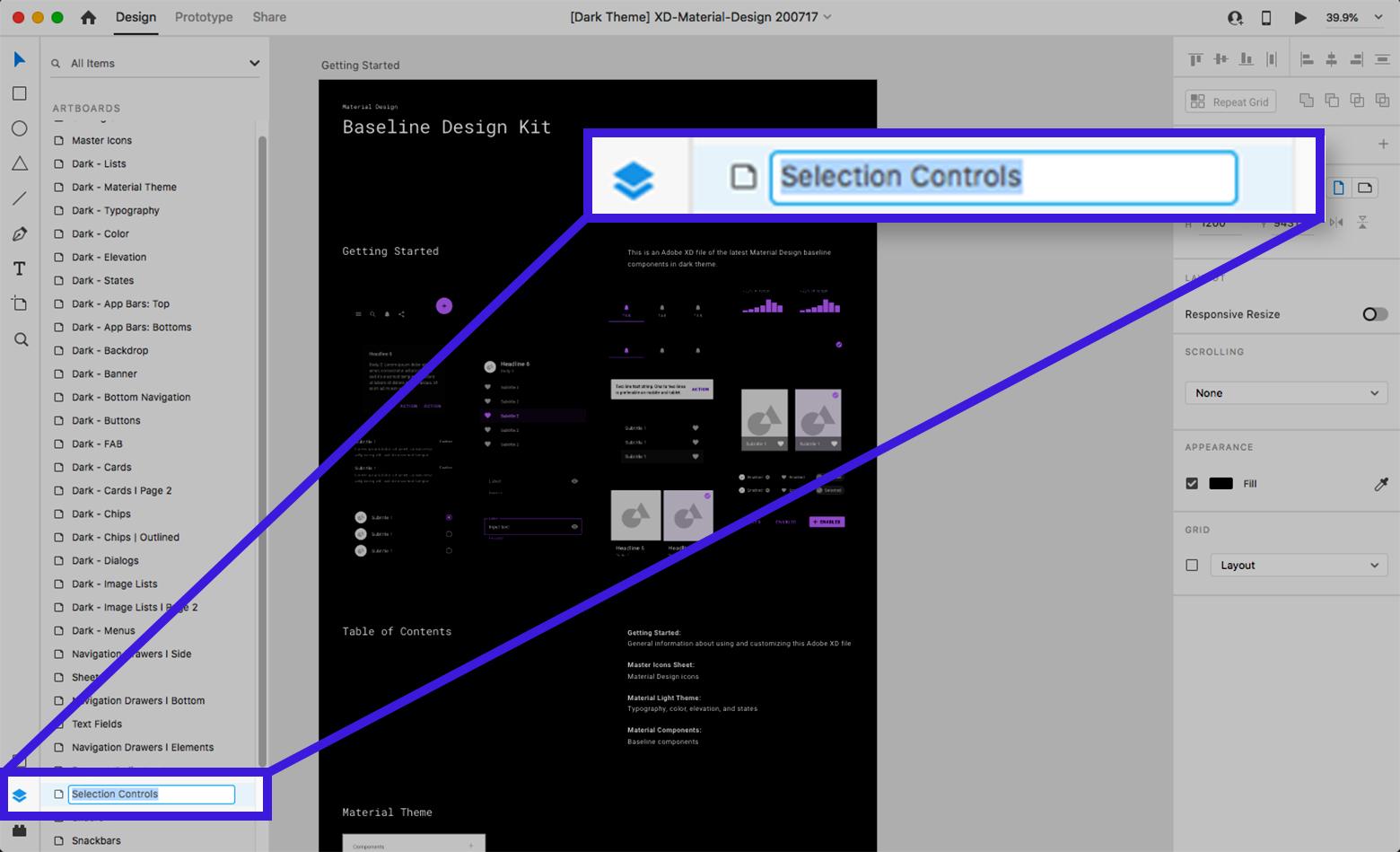 How to use XD: Naming layers carefully is vital as using Auto-Animate transitions are heavily dependent on it.