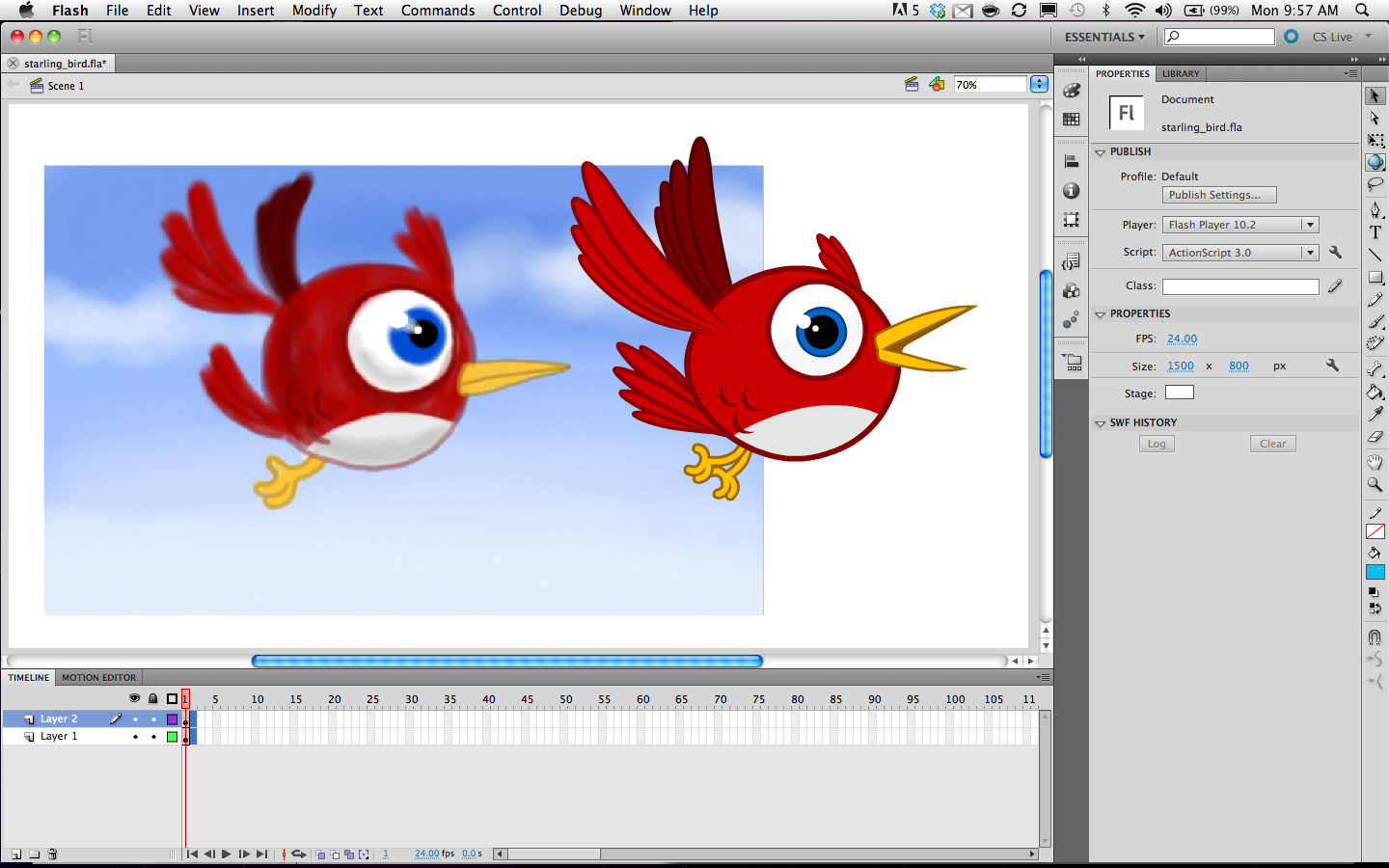 import flash animation inot game maker studio 2